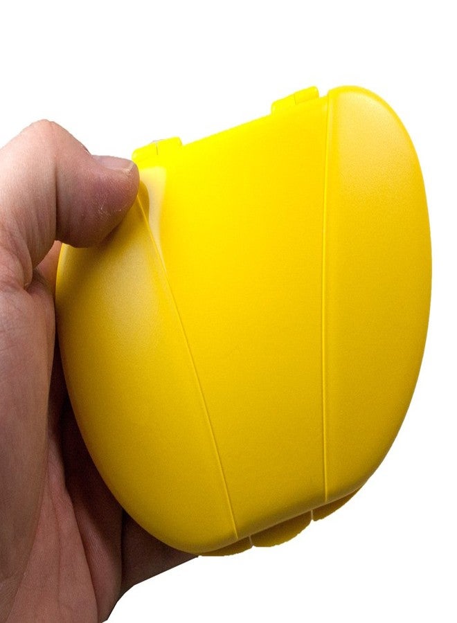 VitaCarry 8-Compartment Travel Vitamin, Medication, and Supplement Pill Box, Holds up to 150 Pills (Yellow) - Image 3